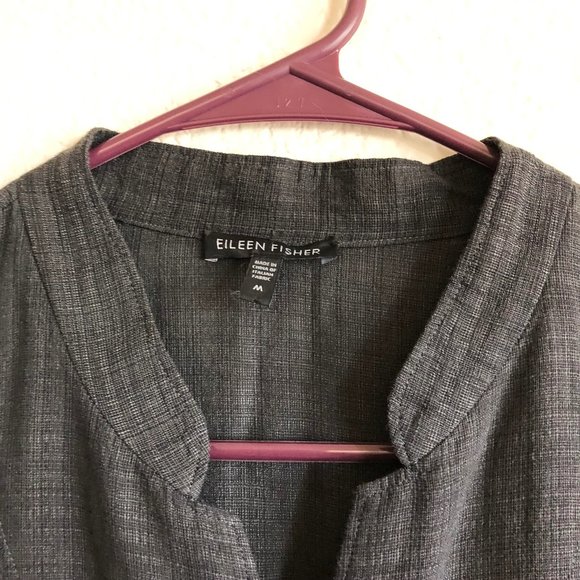 Eileen Fisher Charcoal Gray Blazer size M❤️SOLD - Picture 4 of 8